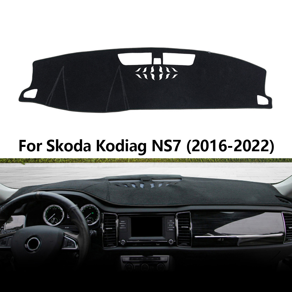Car Anti-Slip Dashboard Mat - 車のダッシュボードカバーパッドシュコダコディアグ 2016-2022 サンシェードプロテクター抗 UV ダッシュマット滑り止めパッドインテリア