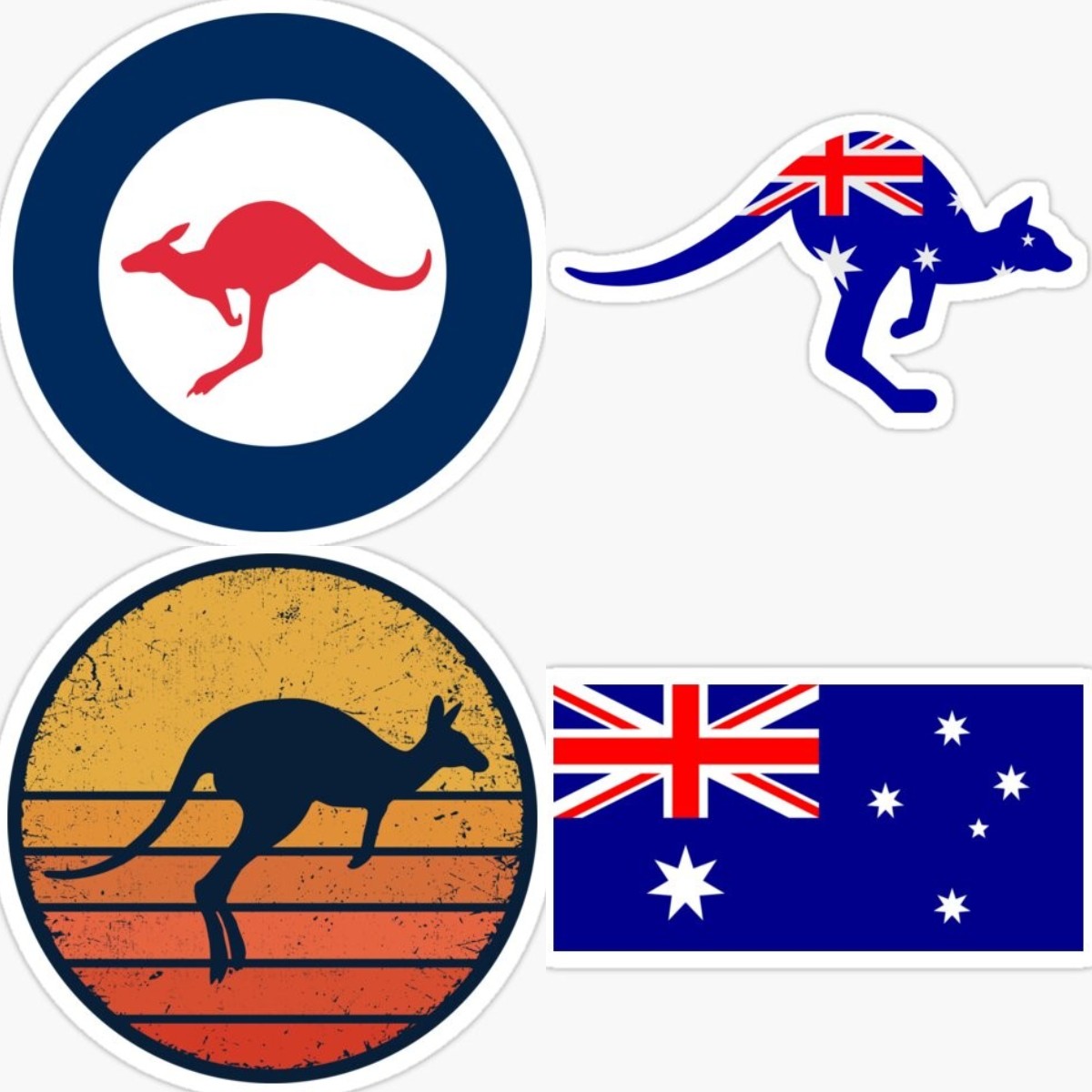 Car Accessories Australia - カンガルーゾーンオーストラリアバンパーステッカーかわいいオートバイボートパーツアニメツールカーアクセサリー自動車カーガジェット