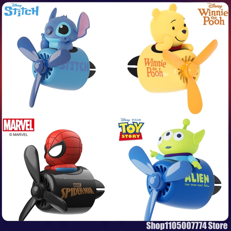 Car Accessories Unique - スティッチ スパイダーマン エイリアン キャラクター 車載アロマディフューザー エアアウトレット装飾