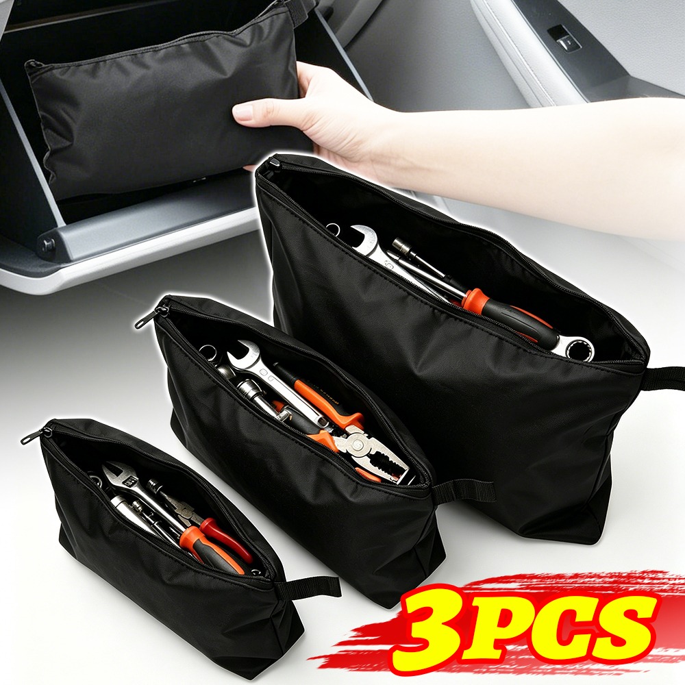 Car Accessories Workshop - オックスフォード布防水バッグ PVC コーティングされた裏地車修理ツール収納ポーチ自動車トランクオーガナイザーワークショップ収納アクセサリー
