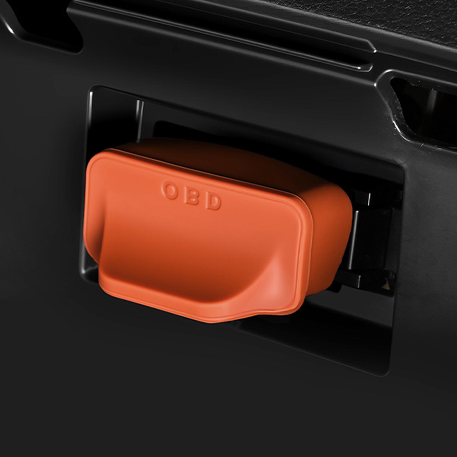 Car Accessories Unique - 1PC シリコーン車 OBD ポートカバー防水防錆 OBD ポートロック保護スリーブ防塵