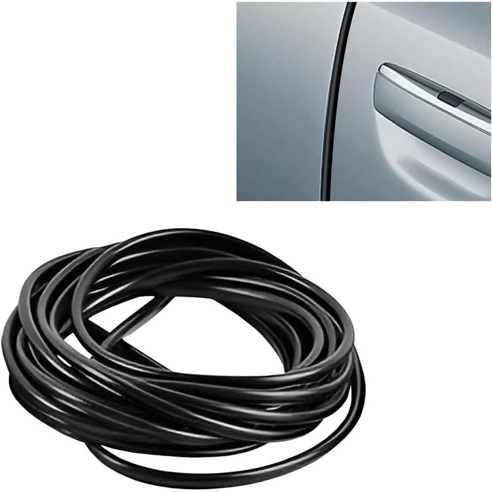Car Door Edge Guard - 16t 車のドアエッジプロテクター、自動車トリムドアエッジガード、ブラック | 衝突防止車ドアエントリーガード保護ストリップ、接着剤不要
