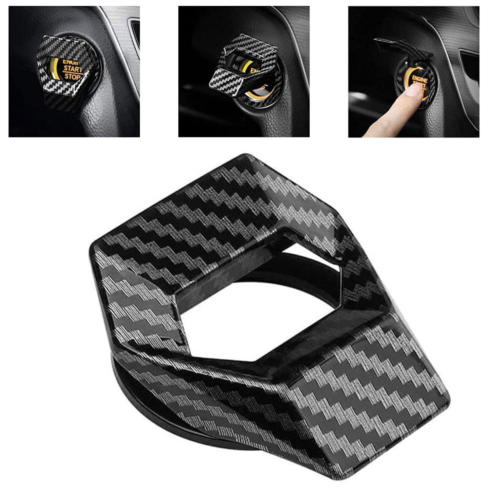 Car Accessories Unique - 車のエンジンスタートストップスイッチボタンカバー点火傷防止保護装飾車の自動車アクセサリーインテリアカースタイリング
