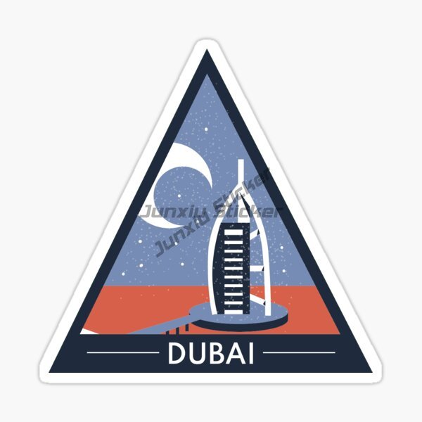 Car Accessories In Dubai - ドバイ UAE UAE 風光明媚なラクダ車ステッカー ドバイ帆船ホテル UAE