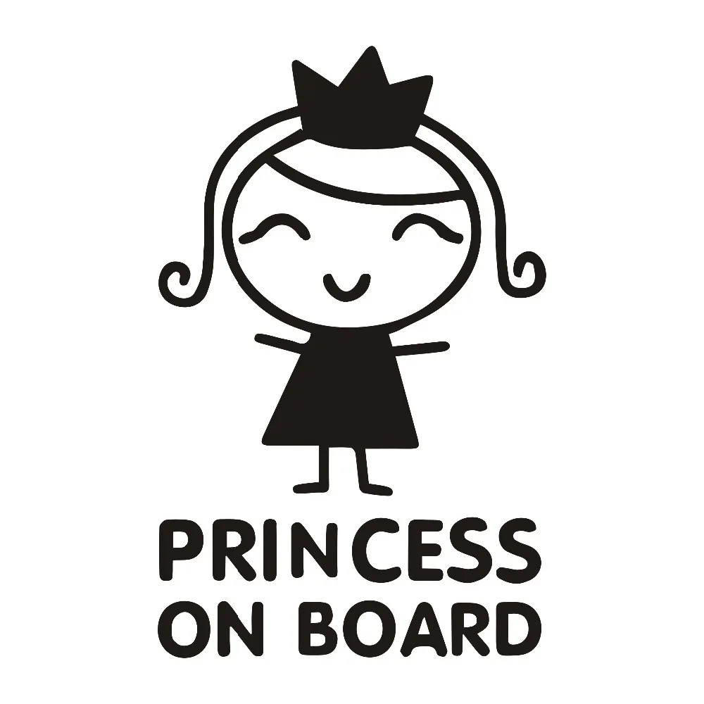 Car Accessories Quotes - 印刷されたパーソナライズされたステッカー,女の赤ちゃんのための防水ビニールテープ,10x13cm