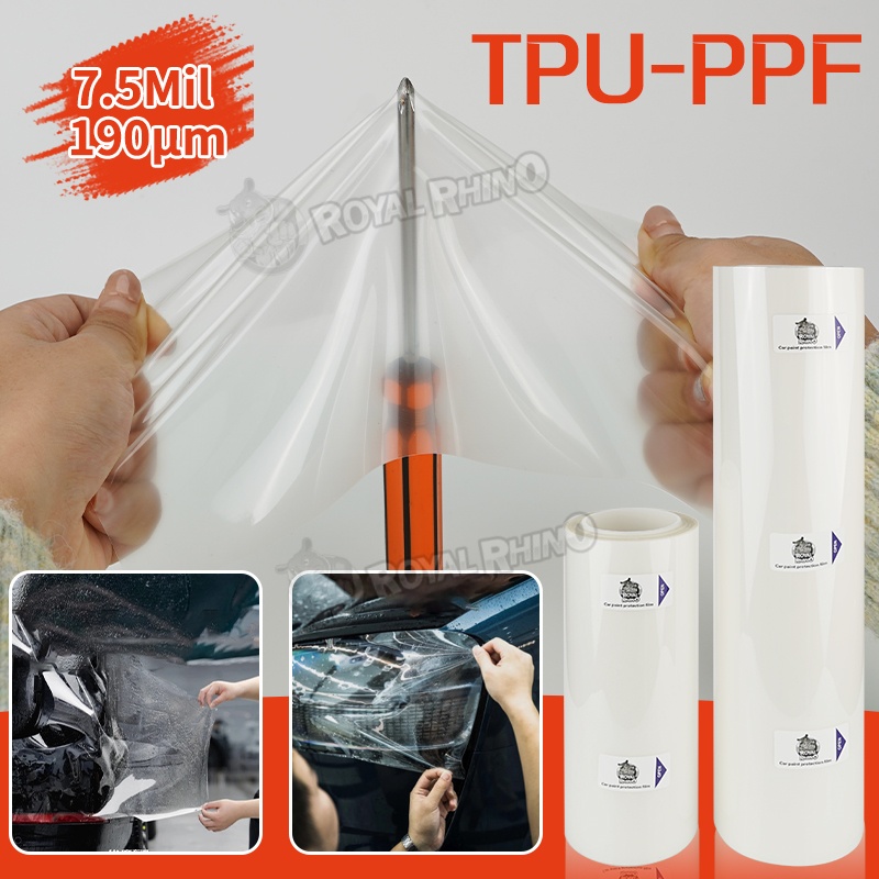 Car Door Edge Guard - 透明TPU車体塗装保護フィルムPPF 7.5ミル 傷防止 自動車ドアシルバンパーエッジガード ビニールラップステッカー