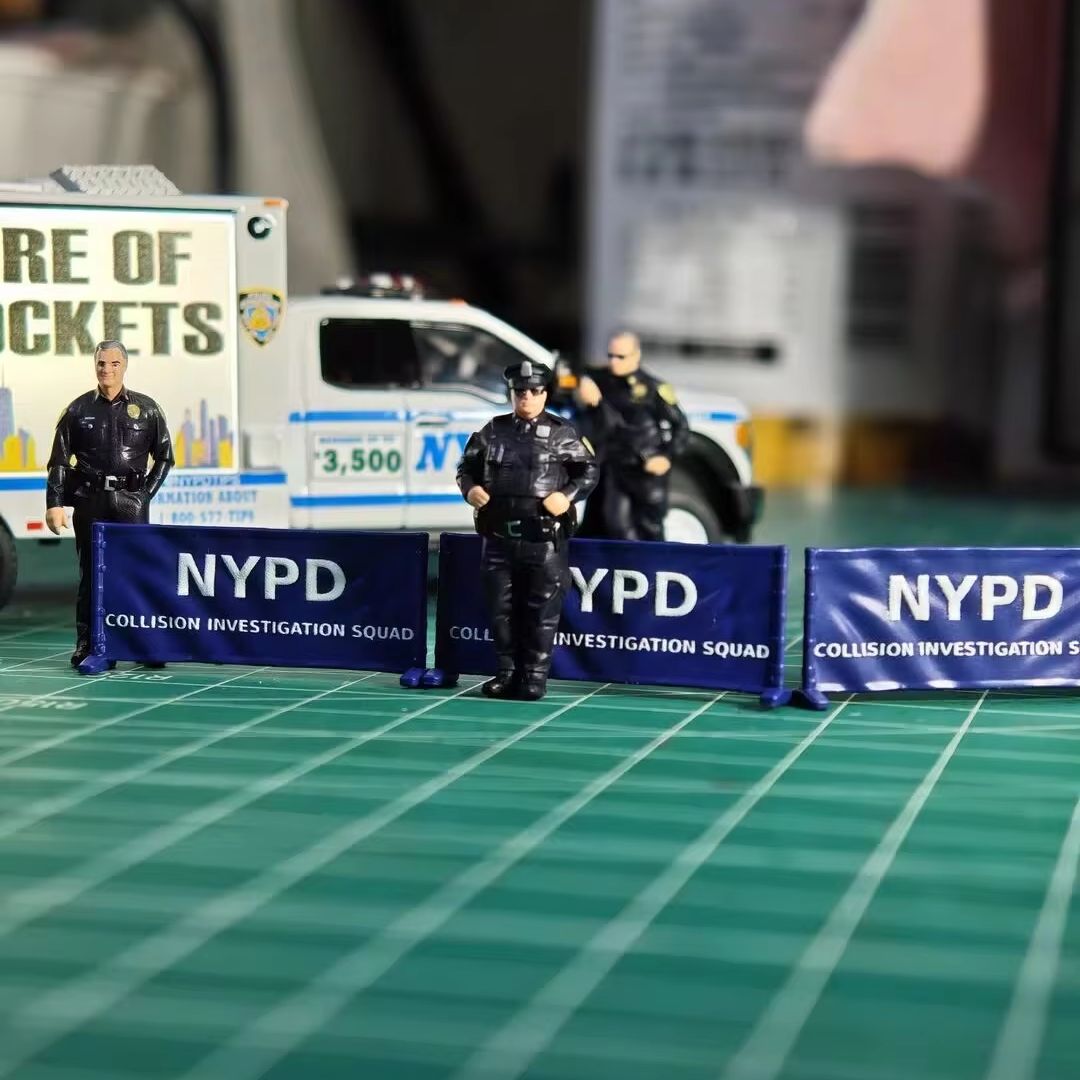 Car Accessories York - 1/64 ニューヨーク市警察局 NYPD 1:64 アメリカンスタイル ミニチュア