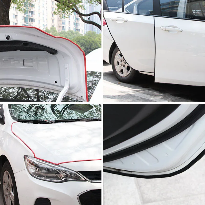 Car Door Edge Guard - 車のドアプロテクターエッジスクラッチストリップガードトリム自動車ドア衝突防止保護ストリップスチールカースタイリングアクセサリー