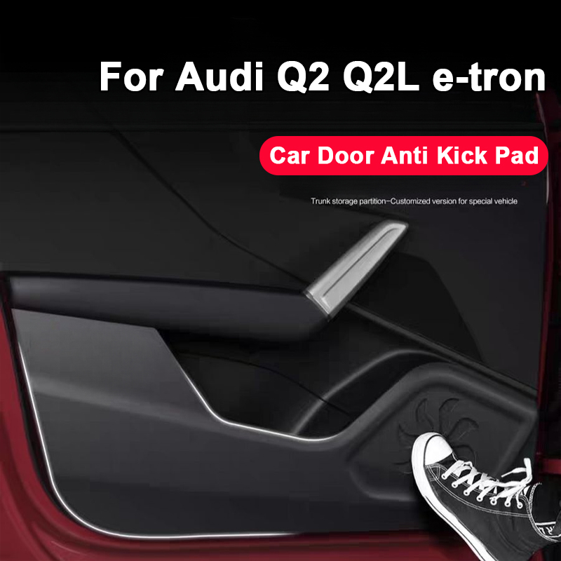Car Door Edge Guard - アウディ Q2 Q2L E-tron 2016-2025 車の自動車ドアアンチキックパッドドアエッジガード