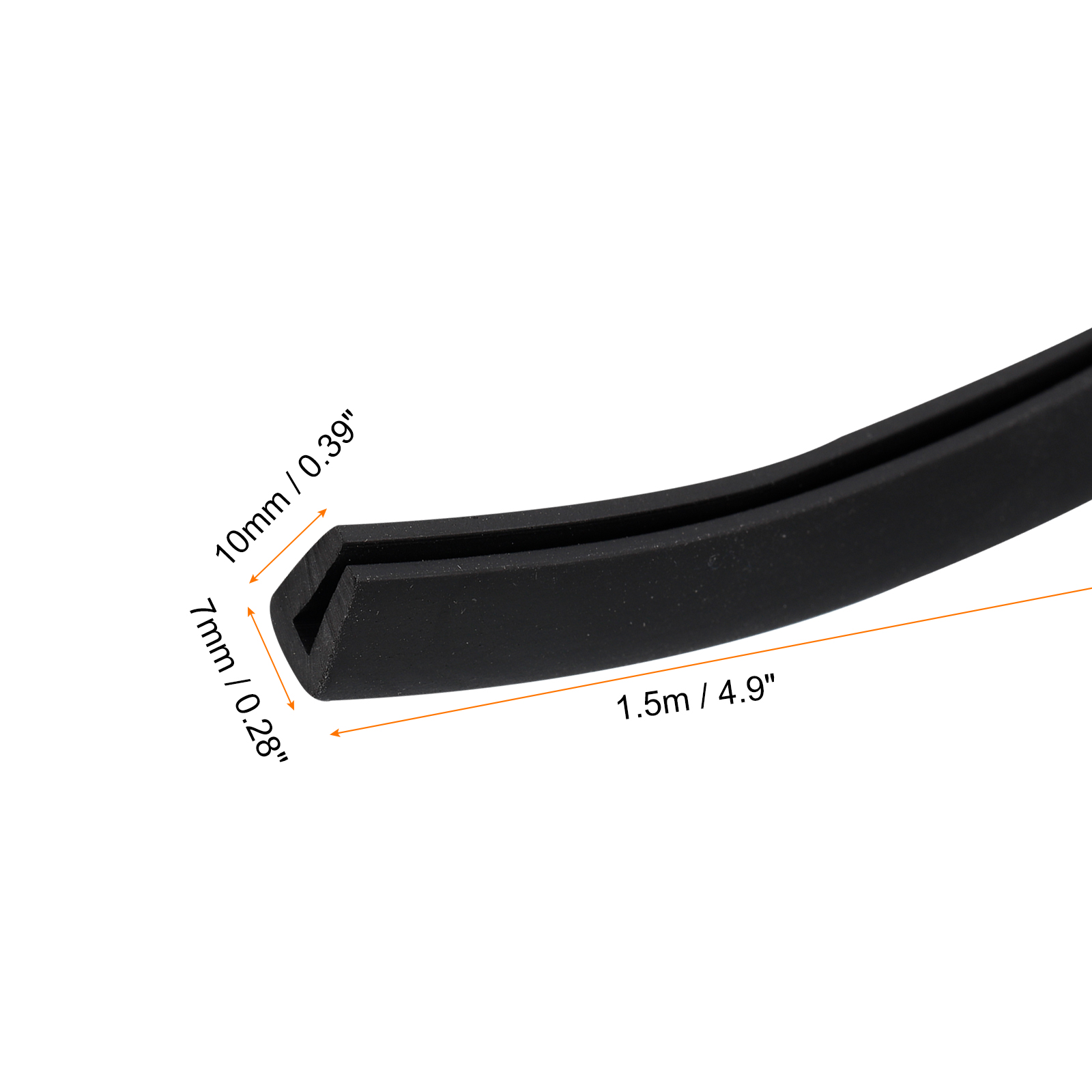 Uxcell 1.5/2.5/3.5m ブラック U チャン - Car Door Edge Guard のレビューと価格
