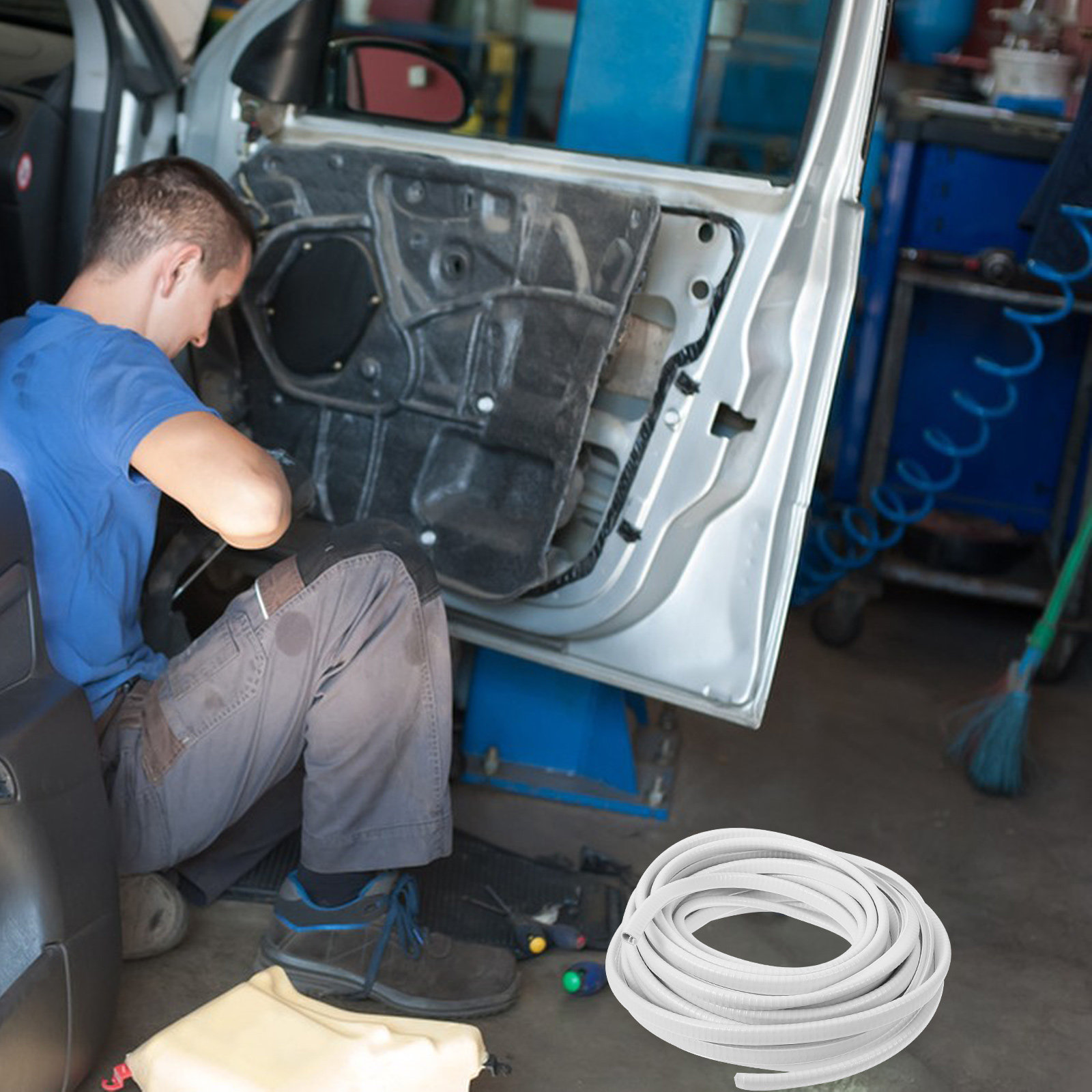 U字型車のドアエッジガードトリムストリッププロテクターゴム鋼 - Car Door Edge Guard のレビューと価格