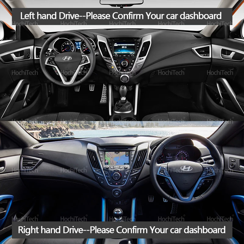 ヒュンダイベロスター 2012 2013 2014 2015 - Car Anti-Slip Dashboard Mat のレビューと価格
