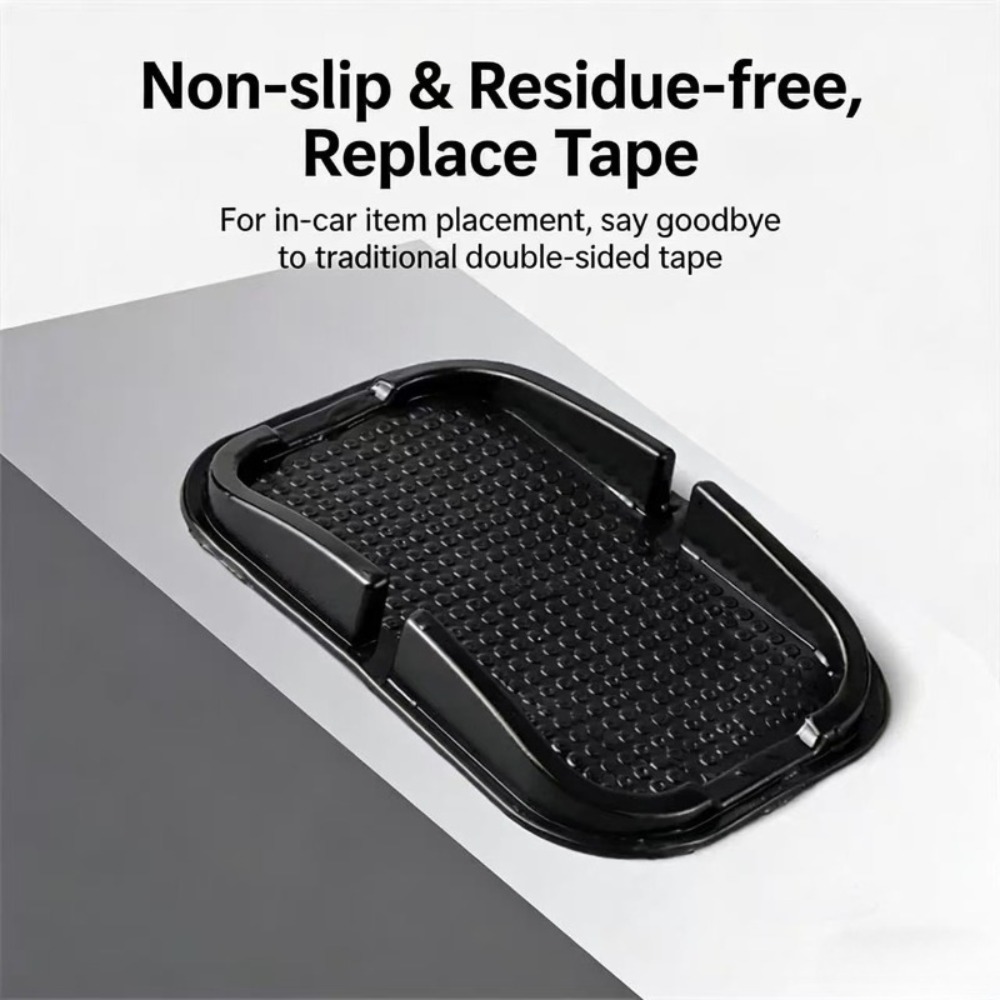 シリコン製滑り止めマット 車載ホルダー ユニバーサルデスクフ - Car Anti-Slip Dashboard Mat のレビューと価格