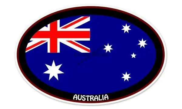 AUS オーストラリア国旗マップエンブレムクリエイティブ P - Car Accessories Australia のレビューと価格