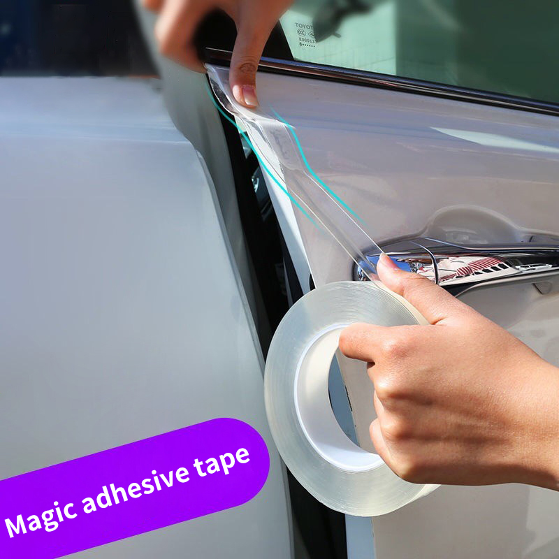 ★ ▲ 車のドアエッジ透明保護フィルムアンチスクラッチナノテ - Car Door Edge Guard のレビューと価格