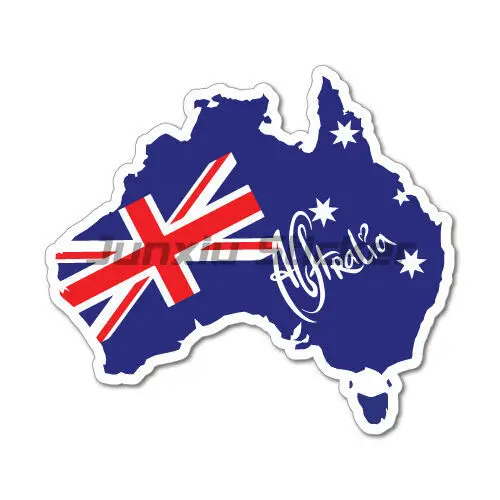 オーストラリアビニールカーステッカーラップトップカーフラグ荷 - Car Accessories Australia のレビューと価格