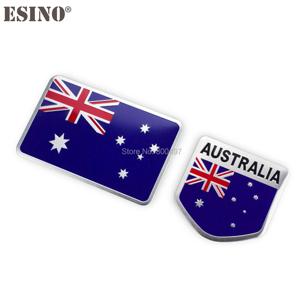 カースタイリング新デザインオーストラリア国旗セット 3D メ - Car Accessories Australia のレビューと価格