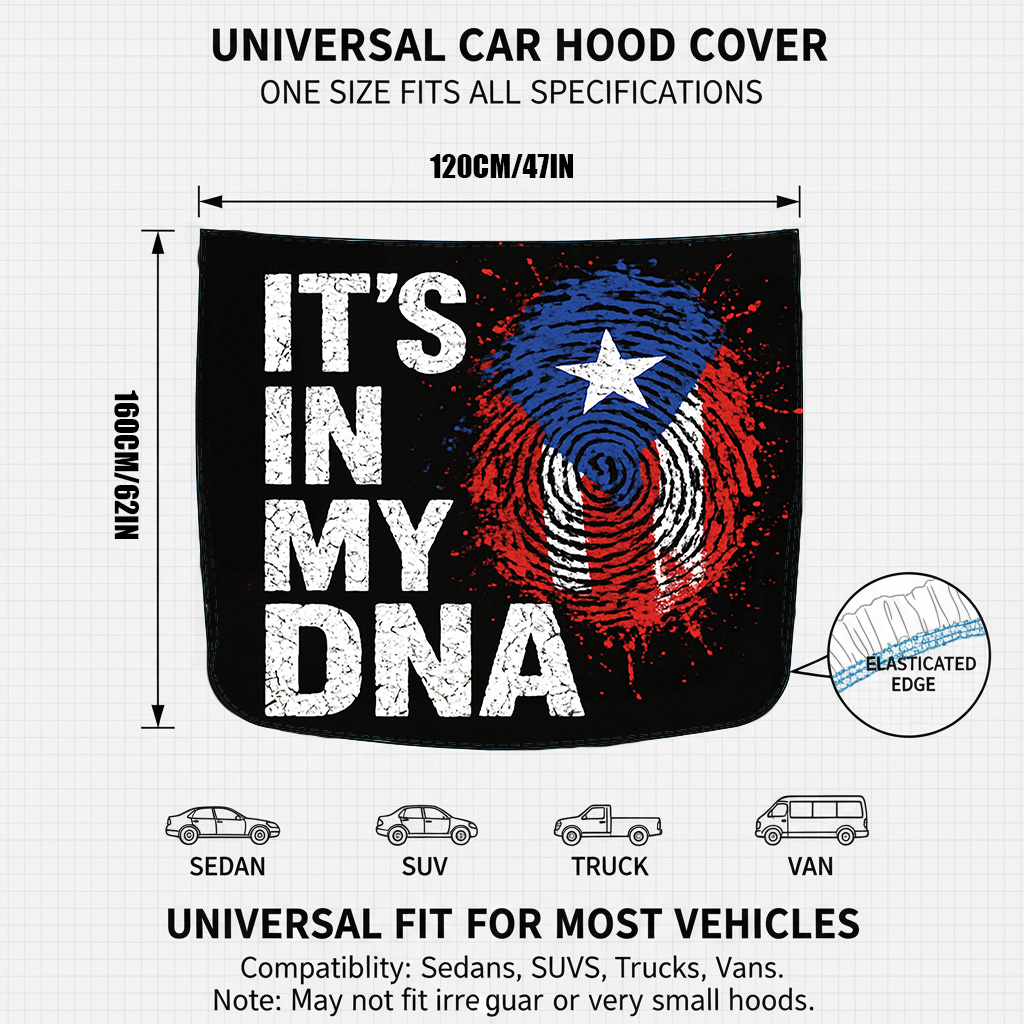 それは私のDNAの中にあります プエルトリコスタイルの車用フ - Car Accessories Unique のレビューと価格