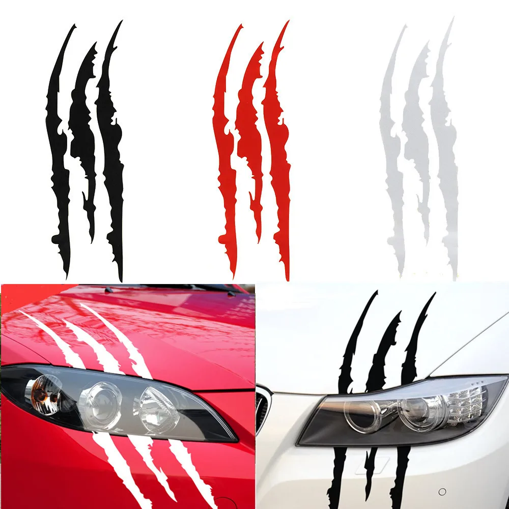 2 個モンスター爪マーク車のヘッドライト爪マークヘッドライト - Car Accessories Australia のレビューと価格