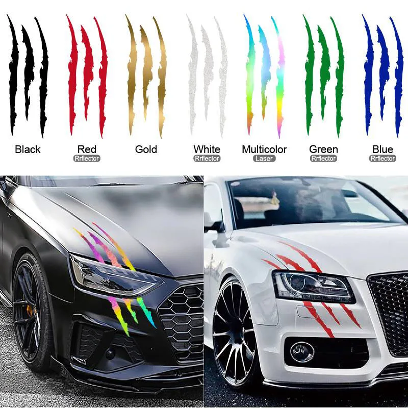2 個モンスター爪マーク車のヘッドライト爪マークヘッドライト - Car Accessories Australia のレビューと価格