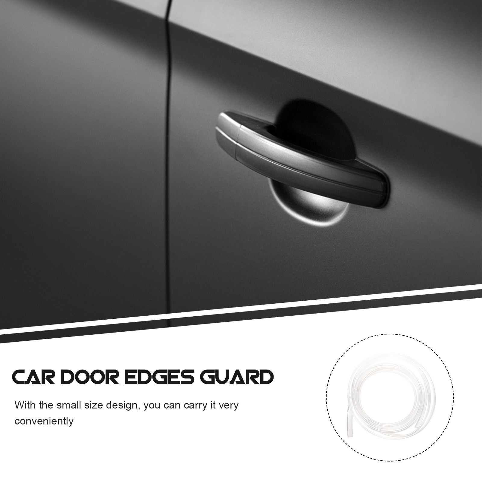 1 ロール柔軟なゴム製車のドアエッジガード目に見えない傷防止 - Car Door Edge Guard のレビューと価格