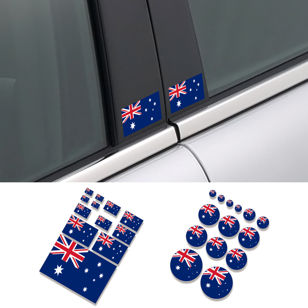 様々なオーストラリア国旗スタイルのステッカーグラフィック「I - Car Accessories Australia のレビューと価格