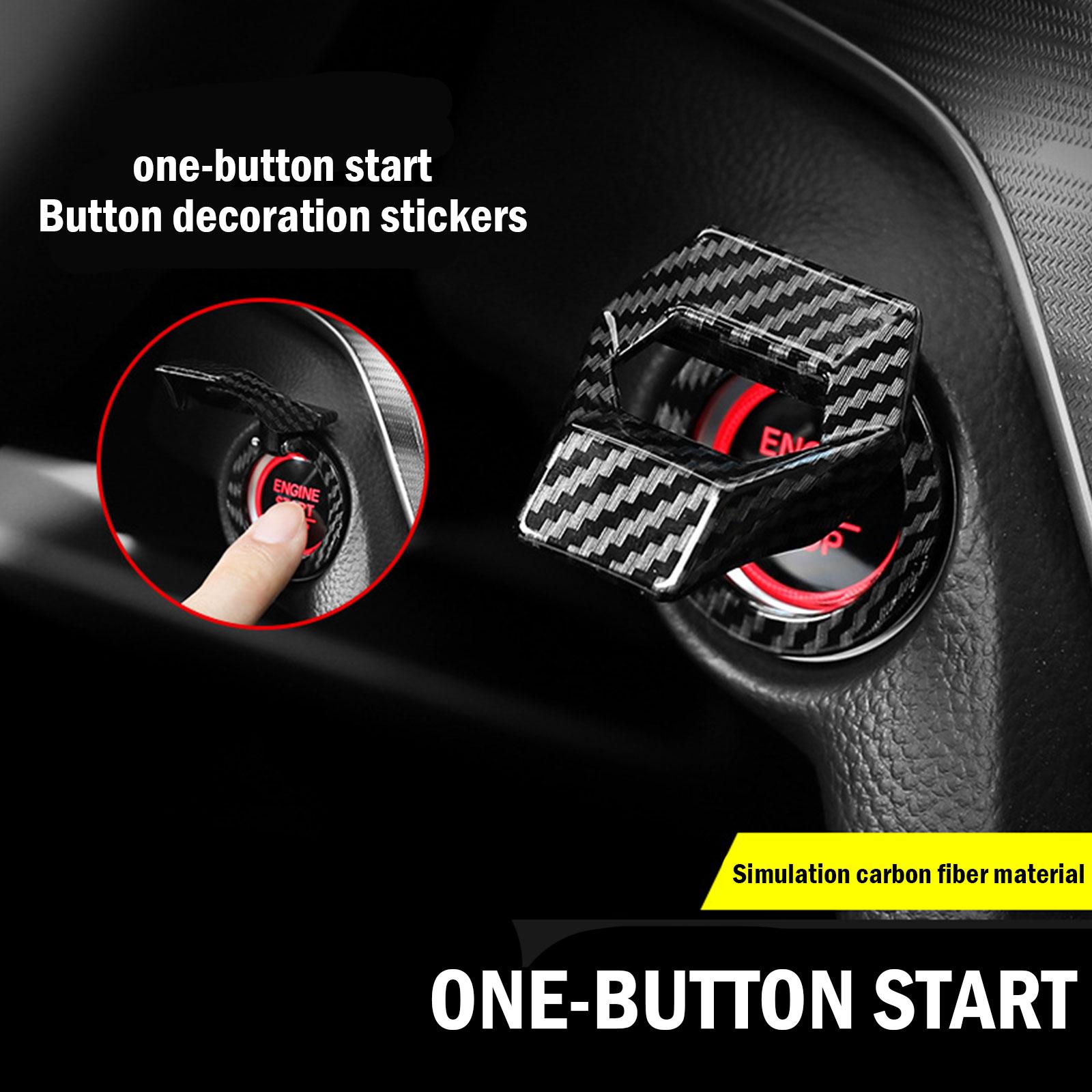 車のエンジンスタートストップスイッチボタンカバー点火傷防止保 - Car Accessories Unique のレビューと価格