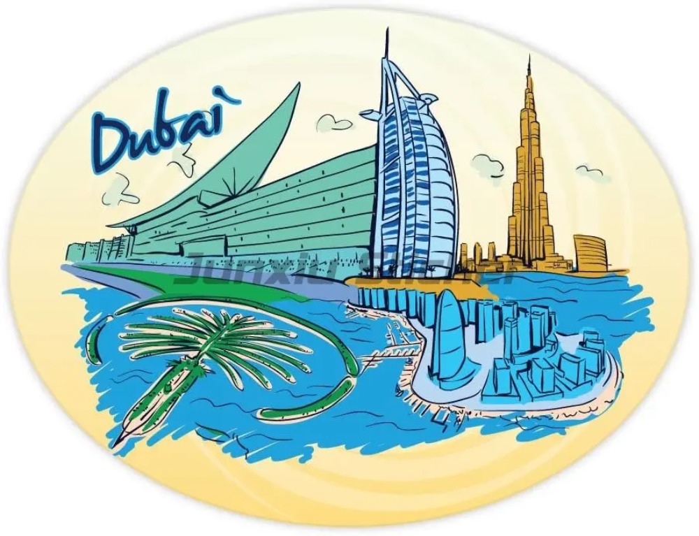 ドバイ国旗ビニールオートバイカースタイリングラップトップルー - Car Accessories In Dubai のレビューと価格