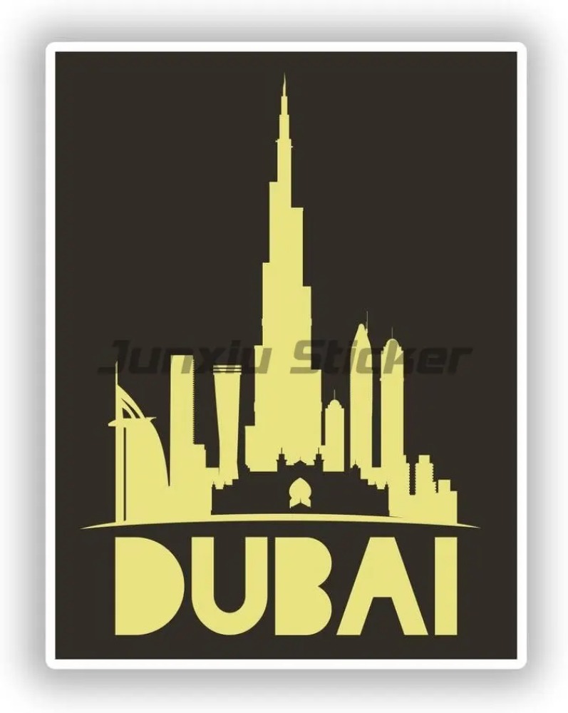 ドバイ国旗ビニールオートバイカースタイリングラップトップルー - Car Accessories In Dubai のレビューと価格