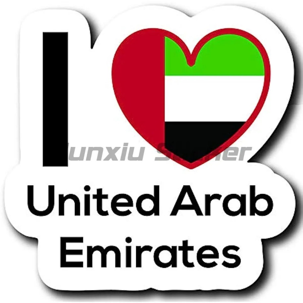 ドバイ国旗ビニールオートバイカースタイリングラップトップルー - Car Accessories In Dubai のレビューと価格