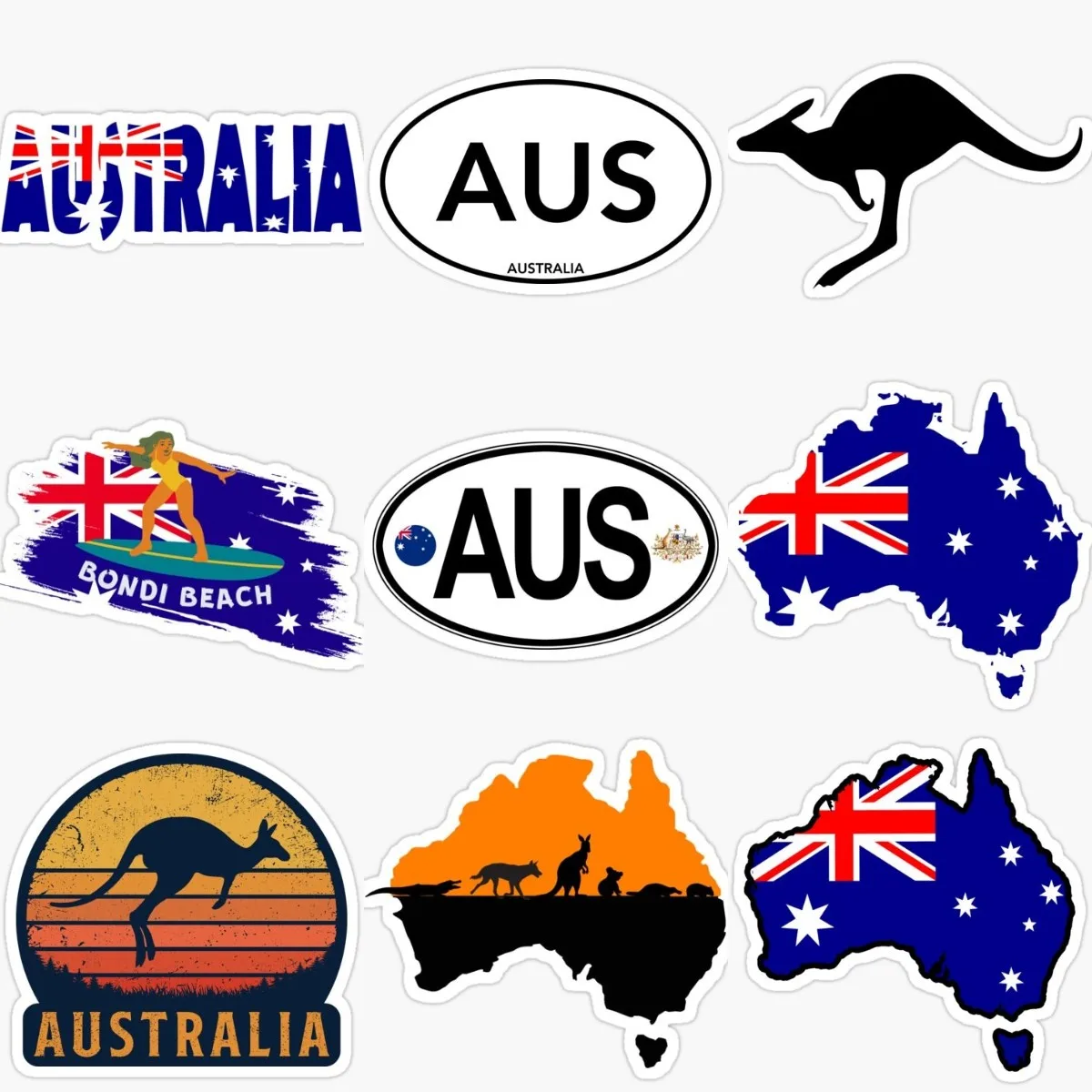 クリエイティブ AUS オーストラリア国旗地図エンブレムカン - Car Accessories Australia のレビューと価格