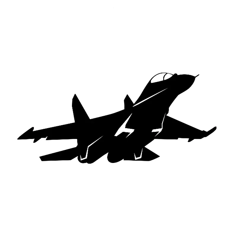 車のステッカー Su-27 航空機防水自動車装飾カースタイリ - Car Accessories Quotes のレビューと価格