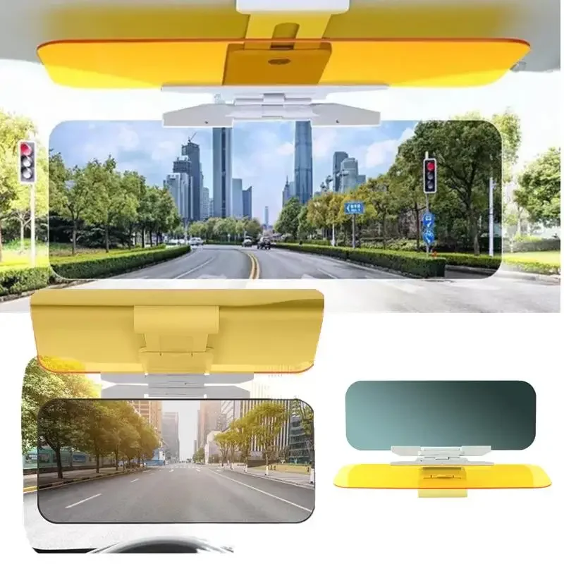 車用サンバイザー ゴーグル クリップオン式 紫外線防止 遮光 - Car Accessories For Night Driving のレビューと価格