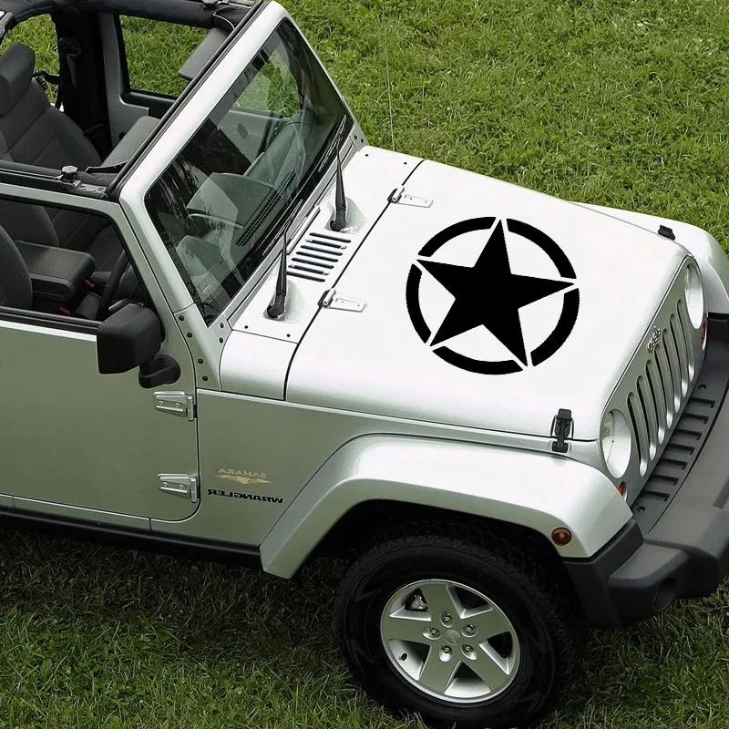 車のステッカーミリタリースターダイカットビニールデカール防水 - Car Accessories Quotes のレビューと価格