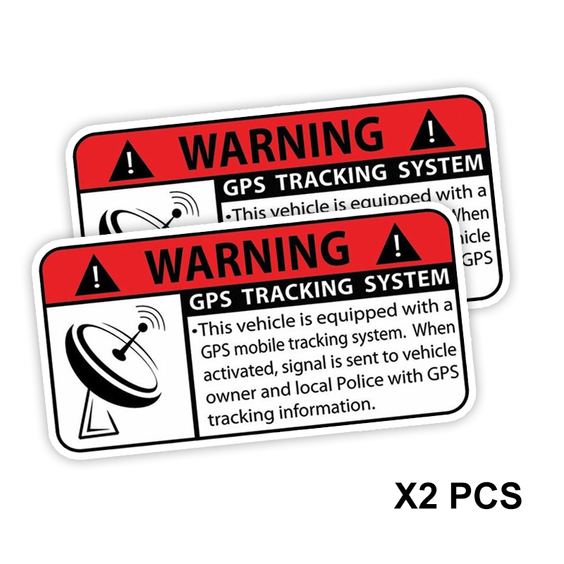 Y315 #   2 個の警告 GPS 警報システムステッカ - Car Accessories Australia のレビューと価格