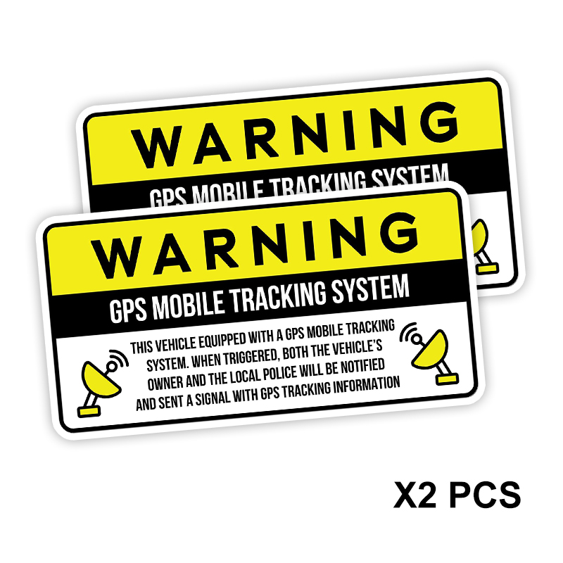 Y315 #   2 個の警告 GPS 警報システムステッカ - Car Accessories Australia のレビューと価格