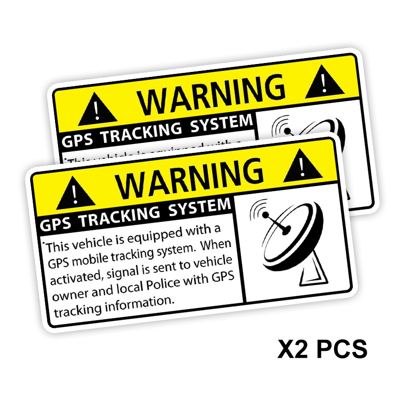 Y315 #   2 個の警告 GPS 警報システムステッカ - Car Accessories Australia のレビューと価格
